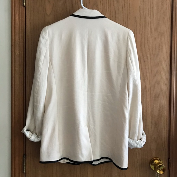 J. Crew Linen Blazer - Sz 4 - Picture 2 of 3